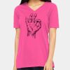 Ladies' Relaxed Jersey V-Neck T-Shirt Thumbnail