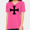 Ladies' Relaxed Jersey V-Neck T-Shirt Thumbnail