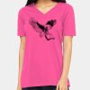 Ladies' Relaxed Jersey V-Neck T-Shirt Thumbnail