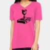 Ladies' Relaxed Jersey V-Neck T-Shirt Thumbnail