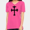 Ladies' Relaxed Jersey V-Neck T-Shirt Thumbnail