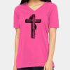 Ladies' Relaxed Jersey V-Neck T-Shirt Thumbnail