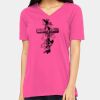 Ladies' Relaxed Jersey V-Neck T-Shirt Thumbnail