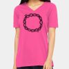 Ladies' Relaxed Jersey V-Neck T-Shirt Thumbnail