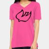 Ladies' Relaxed Jersey V-Neck T-Shirt Thumbnail