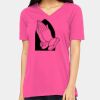 Ladies' Relaxed Jersey V-Neck T-Shirt Thumbnail