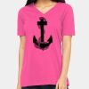 Ladies' Relaxed Jersey V-Neck T-Shirt Thumbnail