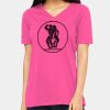 Ladies' Relaxed Jersey V-Neck T-Shirt Thumbnail