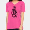 Ladies' Relaxed Jersey V-Neck T-Shirt Thumbnail