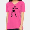 Ladies' Relaxed Jersey V-Neck T-Shirt Thumbnail