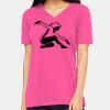 Ladies' Relaxed Jersey V-Neck T-Shirt Thumbnail