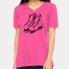 Ladies' Relaxed Jersey V-Neck T-Shirt Thumbnail