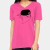 Ladies' Relaxed Jersey V-Neck T-Shirt Thumbnail