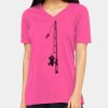 Ladies' Relaxed Jersey V-Neck T-Shirt Thumbnail