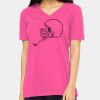 Ladies' Relaxed Jersey V-Neck T-Shirt Thumbnail