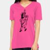 Ladies' Relaxed Jersey V-Neck T-Shirt Thumbnail