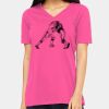 Ladies' Relaxed Jersey V-Neck T-Shirt Thumbnail