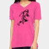 Ladies' Relaxed Jersey V-Neck T-Shirt Thumbnail