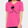 Ladies' Relaxed Jersey V-Neck T-Shirt Thumbnail