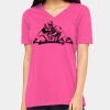 Ladies' Relaxed Jersey V-Neck T-Shirt Thumbnail