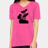 Ladies' Relaxed Jersey V-Neck T-Shirt Thumbnail