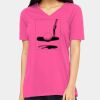 Ladies' Relaxed Jersey V-Neck T-Shirt Thumbnail