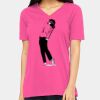 Ladies' Relaxed Jersey V-Neck T-Shirt Thumbnail