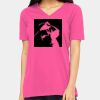 Ladies' Relaxed Jersey V-Neck T-Shirt Thumbnail