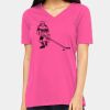 Ladies' Relaxed Jersey V-Neck T-Shirt Thumbnail