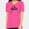 Ladies' Relaxed Jersey V-Neck T-Shirt Thumbnail