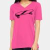 Ladies' Relaxed Jersey V-Neck T-Shirt Thumbnail