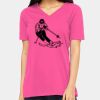 Ladies' Relaxed Jersey V-Neck T-Shirt Thumbnail