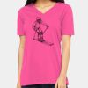 Ladies' Relaxed Jersey V-Neck T-Shirt Thumbnail