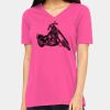 Ladies' Relaxed Jersey V-Neck T-Shirt Thumbnail