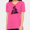 Ladies' Relaxed Jersey V-Neck T-Shirt Thumbnail