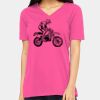 Ladies' Relaxed Jersey V-Neck T-Shirt Thumbnail