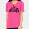 Ladies' Relaxed Jersey V-Neck T-Shirt Thumbnail