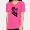 Ladies' Relaxed Jersey V-Neck T-Shirt Thumbnail