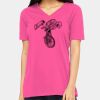 Ladies' Relaxed Jersey V-Neck T-Shirt Thumbnail