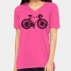 Ladies' Relaxed Jersey V-Neck T-Shirt Thumbnail