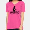 Ladies' Relaxed Jersey V-Neck T-Shirt Thumbnail