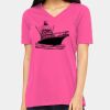 Ladies' Relaxed Jersey V-Neck T-Shirt Thumbnail