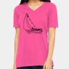 Ladies' Relaxed Jersey V-Neck T-Shirt Thumbnail