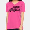 Ladies' Relaxed Jersey V-Neck T-Shirt Thumbnail