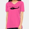 Ladies' Relaxed Jersey V-Neck T-Shirt Thumbnail