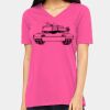 Ladies' Relaxed Jersey V-Neck T-Shirt Thumbnail