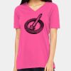 Ladies' Relaxed Jersey V-Neck T-Shirt Thumbnail