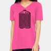 Ladies' Relaxed Jersey V-Neck T-Shirt Thumbnail