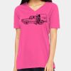 Ladies' Relaxed Jersey V-Neck T-Shirt Thumbnail