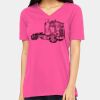 Ladies' Relaxed Jersey V-Neck T-Shirt Thumbnail